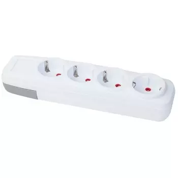 Колодка удлинителя FAR F271 4 розетки с заземлением