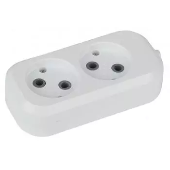 Колодка удлинителя Эра KX-2 Б0028330 2 розетки без заземления 2200 Вт