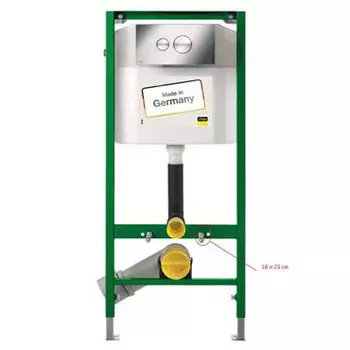 Комплект инсталляция для унитаза Viega Eco-WC 713386 с клавишей и креплением