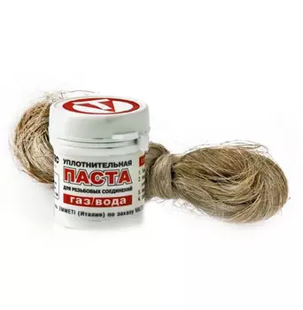 Комплект монтажный для воды Valtec №1 паста+волокна льна