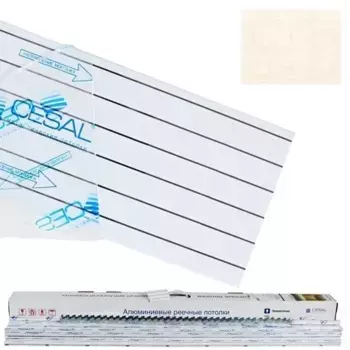 Комплект реечных потолков для туалетной комнаты Cesal S-100 B37 (нежно-розовый), 1.35х0.9 м