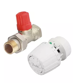 Комплект термостатических элементов Danfoss 3/4" прямой для двухтрубных систем