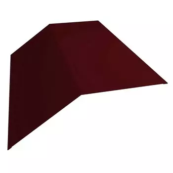 Конек плоский Grand Line Atlas Ral 3005 190х190 мм резка