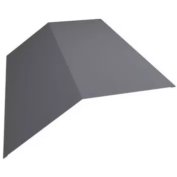 Конек плоский Grand Line Pe Ral 7004 145х145 мм резка