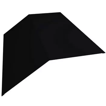 Конек плоский Grand Line Pe Ral 9004 190х190 мм резка