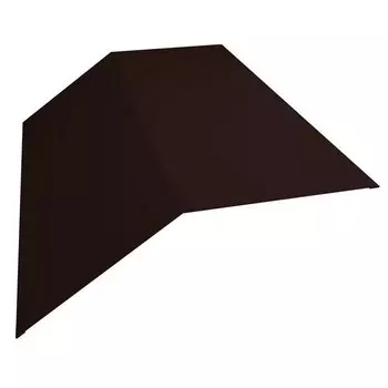 Конек плоский Grand Line Satin Ral 8017 190х190 мм резка