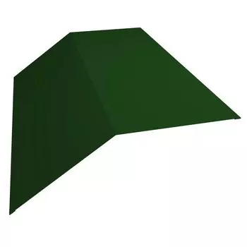 Конек плоский Grand Line Velur20 Ral 6002 190х190 мм резка