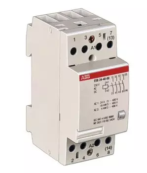 Контактор модульный ABB ESB-24-40 220В 24А