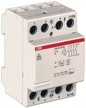 Контактор модульный ABB ESB-40-40 220В 40А