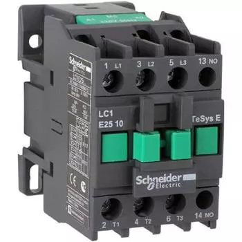 Контактор Schneider Electric E 1НО 25А 400В AC3 24В 50ГЦ LC1E2510B5