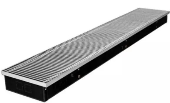 Конвектор внутрипольный Gekon Eco с решеткой RNA H08 L210 T30 2100х300х80 мм без клапана