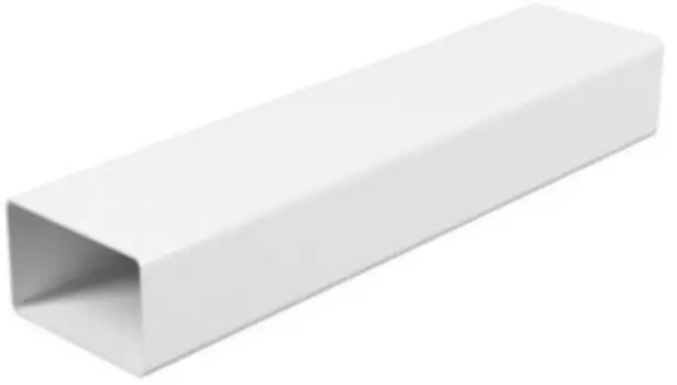 Короб вентиляционный пластиковый, размер 55х110 мм (1 м)