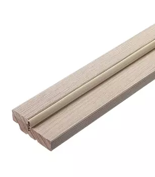 Коробка дверная Верда Баден экошпон дуб дымчатый с уплотнителем 26х70х2070 мм 2.5 шт