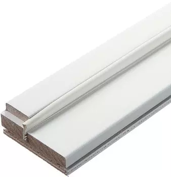 Коробка дверная в комплекте Принцип окрашенная белая 70х2100х30 мм