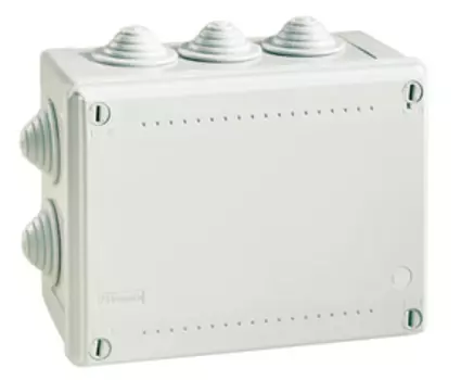 Коробка распределительная квадратная DKC с кабельными вводами IP55 240х190х90 мм