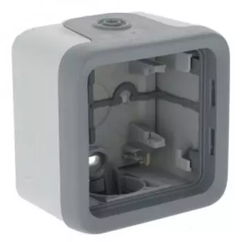 Коробка установочная Legrand Plexo 069651 одноместная серая
