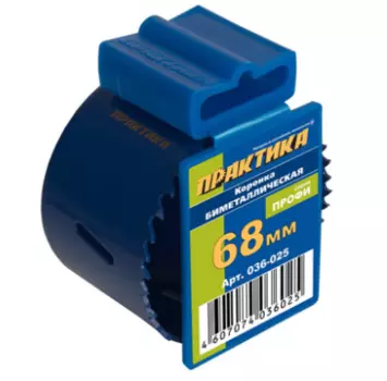 Коронка биметаллическая Практика 68 мм