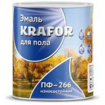 KRAFOR Эмаль ПФ-266 Золотистая 1,9 кг 6 26026