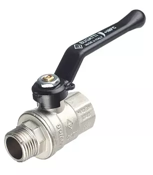 Кран шаровой Bugatti 1/2" ВР-НР ручка