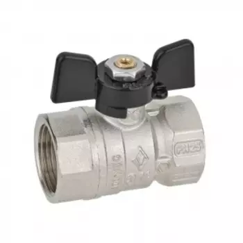 Кран шаровой BUGATTI Бугатти AR ВН/ВН ручка-бабочка 1/2 96/24