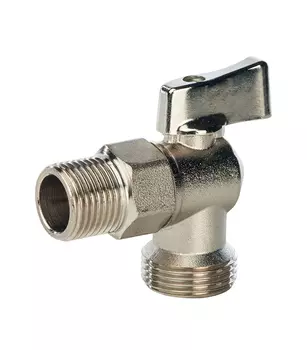 Кран шаровой для бытовой техники Stout3/4"х1/2" НР бабочка