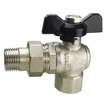 Кран шаровой латунный Remsan 448509 D15 мм американка латунный угловой