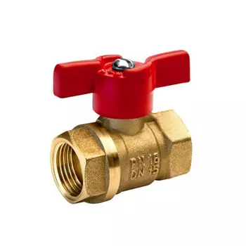 Кран шаровой БАЗ 11б27п1 Ш-Г полнопроходной латунный 20 мм