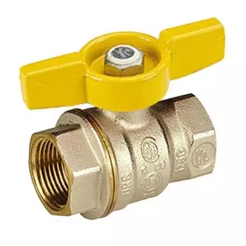 Кран шаровой полнопроходной латунный для газа Giacomini R911х005