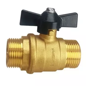 Кран шаровой полнопроходной латунный Remsan 448449 Ш-Ш ДУ-15
