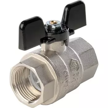 Кран шаровой полнопроходной латунный Stout SVB-0002-000020