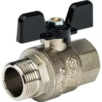 Кран шаровой полнопроходной латунный Stout SVB-0004-000020