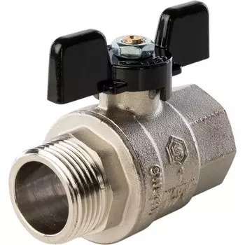 Кран шаровой полнопроходной латунный Stout SVB-0004-000025