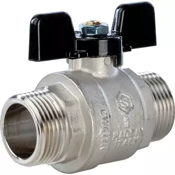 Кран шаровой полнопроходной латунный Stout SVB-0006-000025