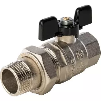 Кран шаровой полнопроходной латунный Stout SVB-0007-000025