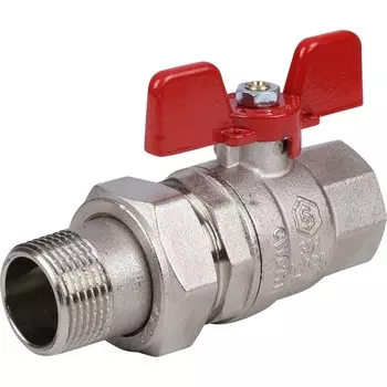 Кран шаровой полнопроходной латунный Stout SVB-1007-000020