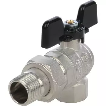 Кран шаровой полнопроходной угловой латунный Stout SVB-0008-000015