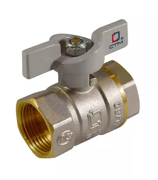 Кран шаровой СTM 1" в/в бабочка