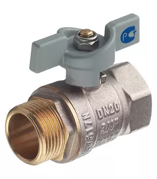 Кран шаровой СТМ 3/4" в/н бабочка