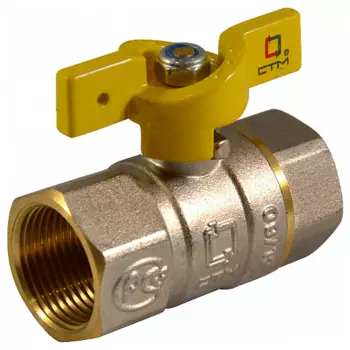 Кран шаровой СТМ ГАЗ CGFFB001 1 дюйм для газа