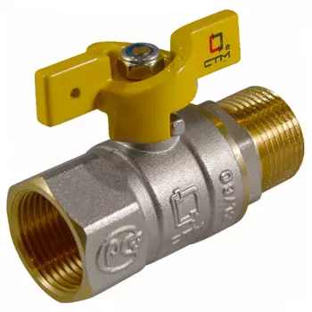 Кран шаровой СТМ ГАЗ CGFMB001 1 дюйм для газа