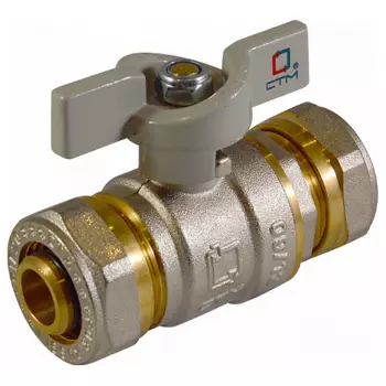 Кран шаровой СТМ Стандарт CWPB2020 20х20 мм для воды