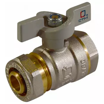 Кран шаровой СТМ Стандарт CWPF1216 16 мм 1/2 дюйма для воды