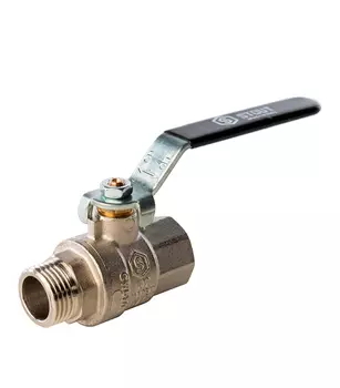 Кран шаровой Stout 1/2" ВР-НР ручка