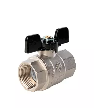 Кран шаровой Stout 1" ВР бабочка