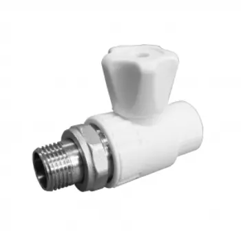 Кран шаровой Valfex 20х1/2 60/10 для радиатора прямой