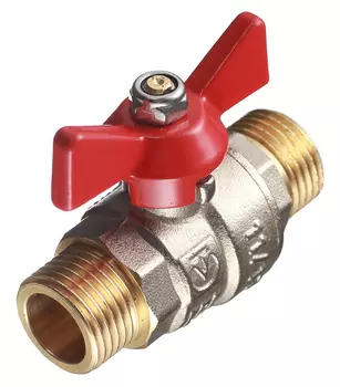 Кран шаровой Valtec Base 1/2" н/н бабочка