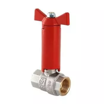 Кран шаровой Valtec VT.250.N.04 полнопроходной латунный с удлиненным штоком
