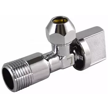 Кран шаровой СТМ CACR1238 1/2х3/8 дюйма угловой с отражателем