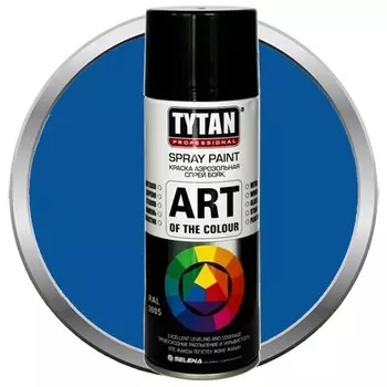 Краска акриловая Tytan Professional Art of the colour аэрозольная синяя 5010 400 мл