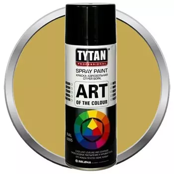 Краска акриловая Tytan Professional Art of the colour аэрозольная золотая глянец 270M 400 мл